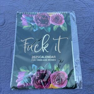 Floral 2025 Calendar for Tired-Ass Women